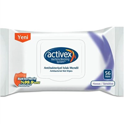Activex Antibakteriyel Islak Mendil 50 li