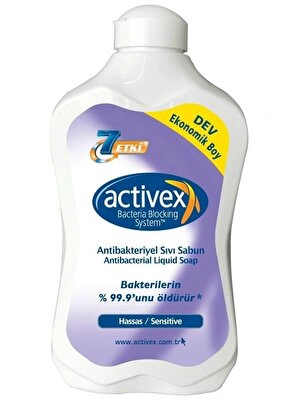 Activex Antibakteriyel Sıvı Sabun Hassas 1,8 l