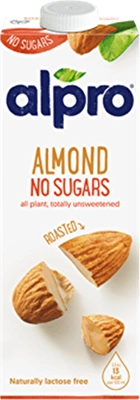 Alpro Şekersiz Badem Sütü 1 l