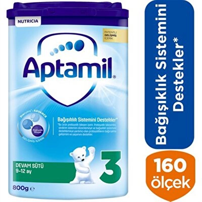 Aptamil (3) Devam Sütü 9-12 Ay Akıllı Kutu 800 g