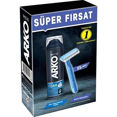 Arko Men Tıraş Köpüğü Cool 200 Ml Adet