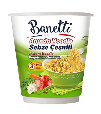 Banetti Sebzeli Noodle Bardak 65 g
