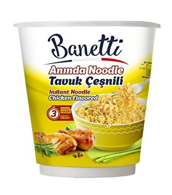 Banetti Tavuklu Noodle Bardak 65 g