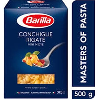Barilla Makarna Conchiglie Rigate-Mini Midye 500 g