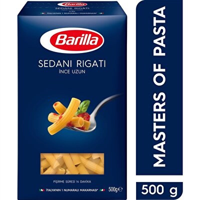 Barilla Sedani Rigati -İnce Uzun 500 g