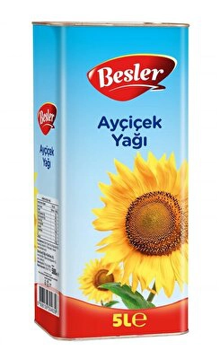 Besler Ayçiçek Yağı Teneke 5 l
