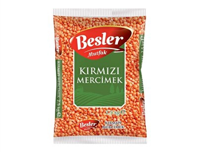 Besler Mutfak Kırmızı Mercimek 2,5 kg