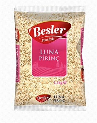 Besler Mutfak Luna Pirinç 2,5 kg