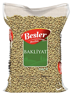 Besler Mutfak Yeşil Mercimek 10 kg