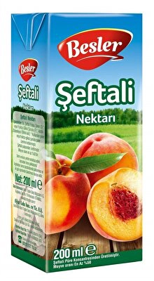 Besler Şeftali Nektarı 27'li 200 ml