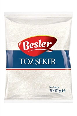 Besler Toz Şeker 3 kg