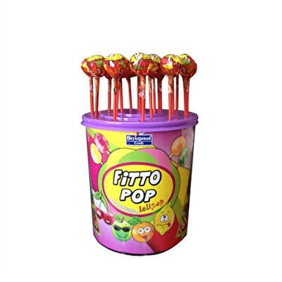 Beyazpınar Fitto Pop Lolipop Şeker 120'li