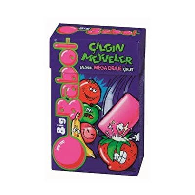 Big Babol Box Çılgın Meyveler Mega 20'li 36 g