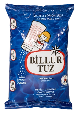 Billur İyotlu Tuz 1,5 kg