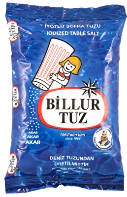 Billur İyotlu Tuz 750 g