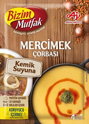 Bizim Mutfak Kemik Sulu Mercimek Çorbası 72 g