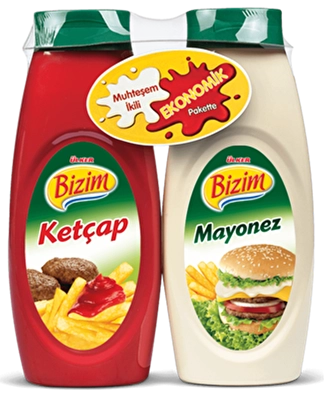Bizim Mutfak Ketçap-Mayonez 730 g