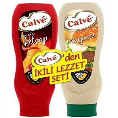 Calve Acılı Ketçap Mayonez 400+350 g