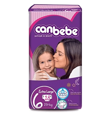 Canbebe Süper Ekonomik Extra Large 18'li