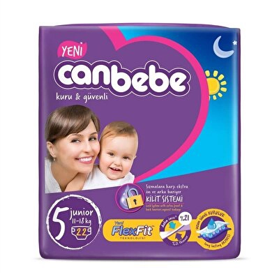 Canbebe Süper Ekonomik  Junior (11-25 Kg) 22'li