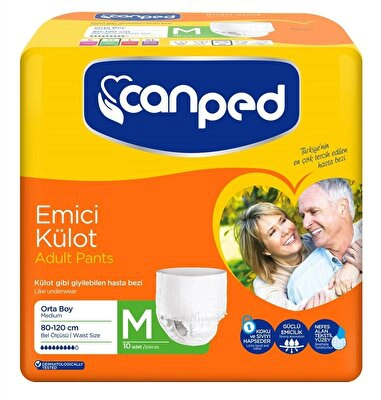 Canped Hasta Bezi (Külot) Medium 10'lu