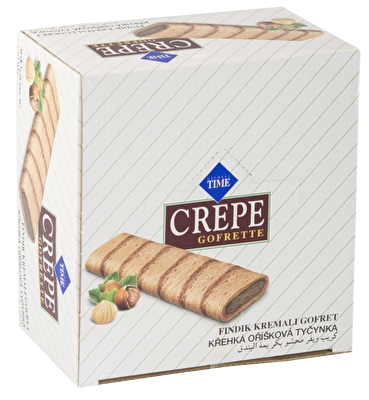 Çizmeci Time Crepe Fındık Kremalı Gofret 24'lü 16 g
