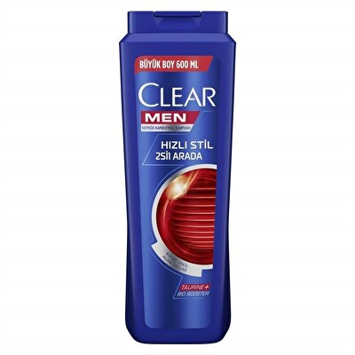 Clear Men Şampuan Hızlı Stil 600 ml
