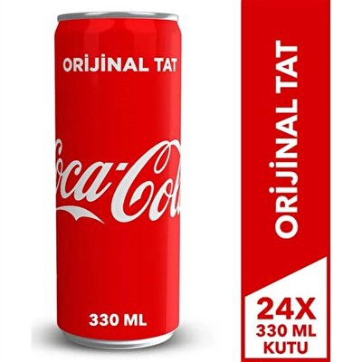 Coca Cola Kutu  24'lü 330 ml