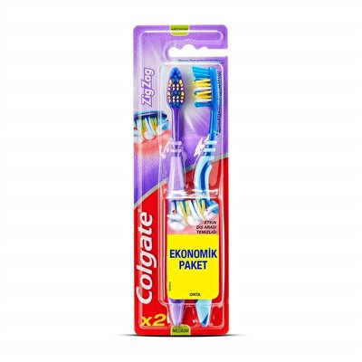 Colgate Diş Fır. Zigzag Medium 1+1 adet