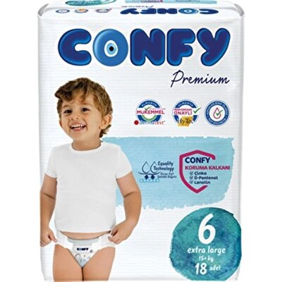 Confy Premium Ekonomik Extra Large (6) 18 li