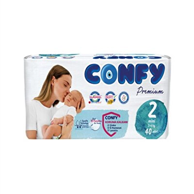 Confy Premium Ekonomik Mini (2) 40 lı