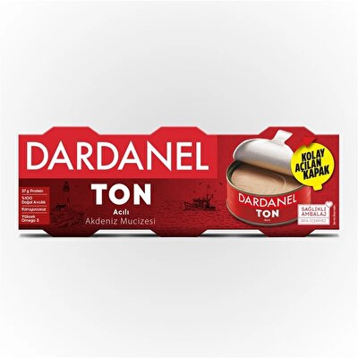 Dardanel Acılı Ton Balığı 3X75 g