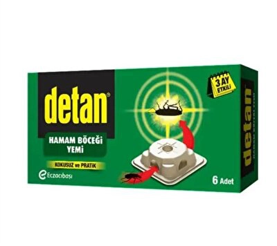 Detan Hamam Böceği Yemi 6 lı