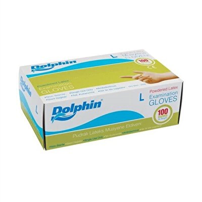 Dolphin Lateks Muayene Eldiveni Pudralı Adet