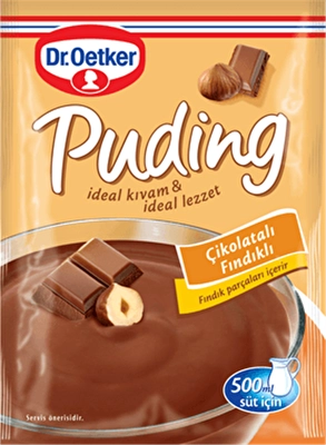 Dr.Oetker Çikolatalı Fındıklı Puding 102 g