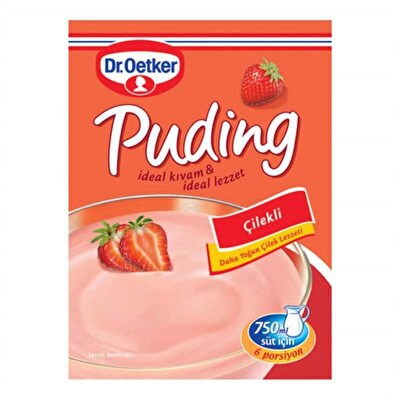 Dr. Oetker Çilekli Puding 120 g