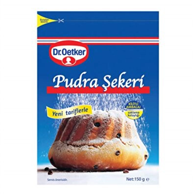 Dr. Oetker Pudra Şeker Kilitli Ambalaj 150 g