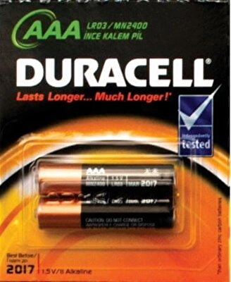 Duracell Alkali Kalem Pil 2 li