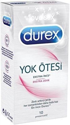 Durex Prezarvatif Yok Ötesi Ekstra Zevk 10'lu