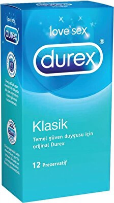 Durex Prezervatif Classic 12'li