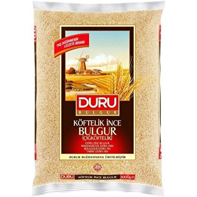 Duru Çiğköftelik İnce Bulgur 1 kg
