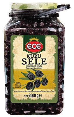 Ece Siyah Zeytin Kuru Sele Kbl 381-410 (3Xs) 2 kg