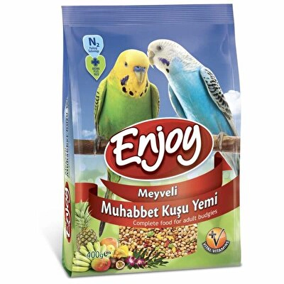 Enjoy Muhabbet Meyveli Kuş Yemi 400 Gr Ad.