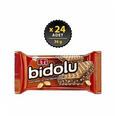 Eti Bidolu Kakao Kremalı 24'lü 36 g