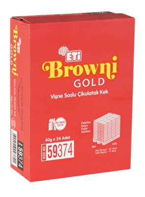 Eti Browni Gold Vişneli 24'lü 45 g