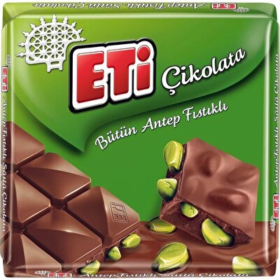 Eti Çikolata Antep Fıstıklı Kare 60 g