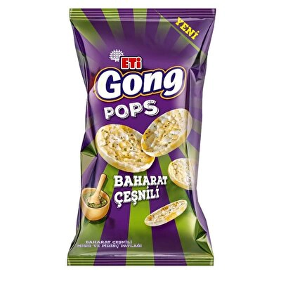 Eti Gong Pops Baharat Çeşnili 15'li 80 g