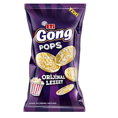Eti Gong Pops Sade Mısır Patlağı 15'li 80 g