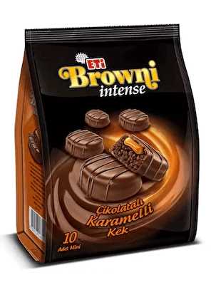 Eti İntense Browni Karamelli Kek  12'li 160 g