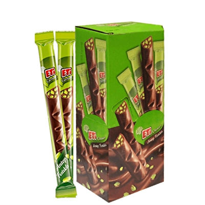 Eti Uzun Çikolata Keyfi Antep Fıstıklı 16'lı 34 g